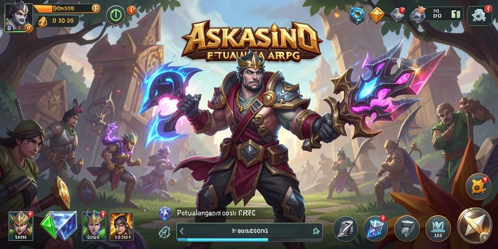 Gameplay menarik dengan pertarungan seru di dunia ARPG.