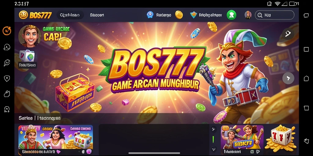 Tampilan gameplay menegangkan dan seru di BOS777.