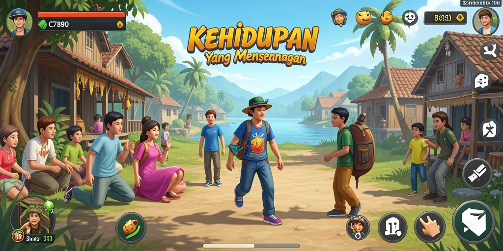 Gameplay C7890 yang imersif dan penuh petualangan.
