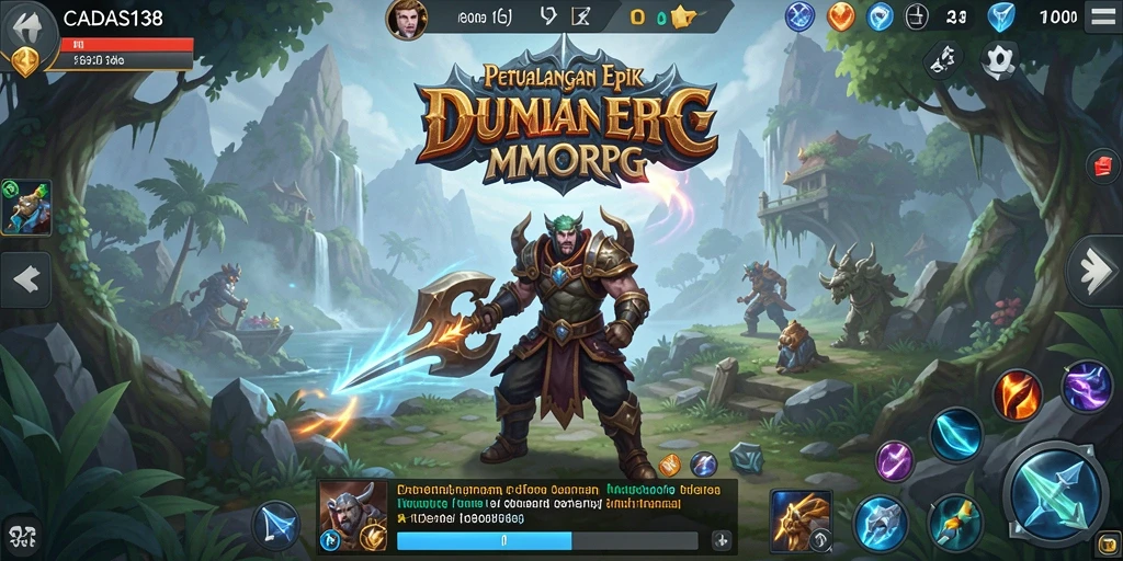 Screenshot gameplay CADAS138 menampilkan aksi seru di dunia MMORPG.