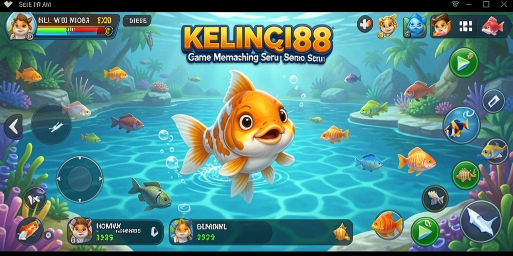 Tampilan gameplay KELINCI88 dengan aksi memancing yang seru.