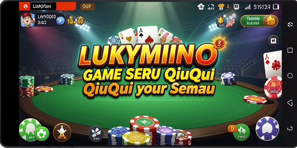 Tampilan gameplay seru LUKYMINO dalam QiuQiu.