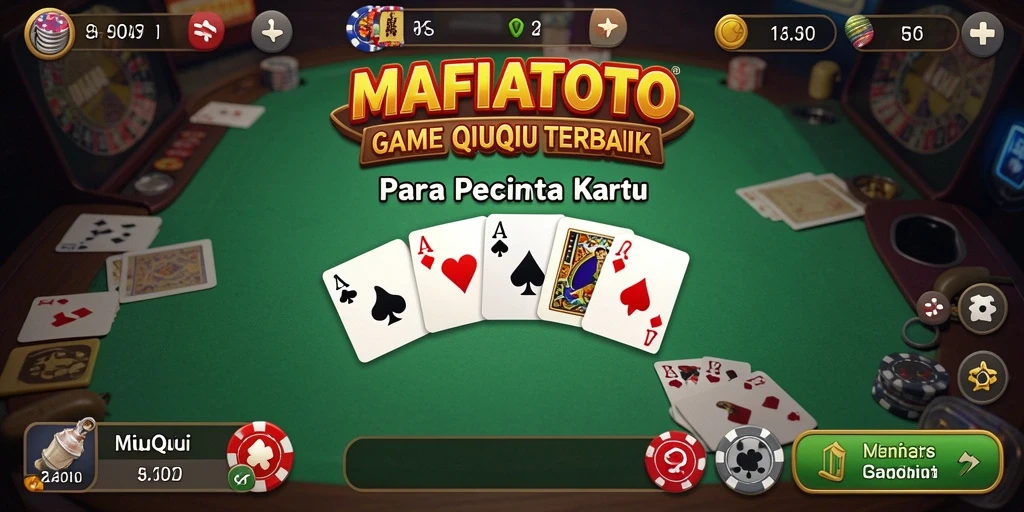 Tampilan gameplay QiuQiu yang seru di MAFIATOTO.