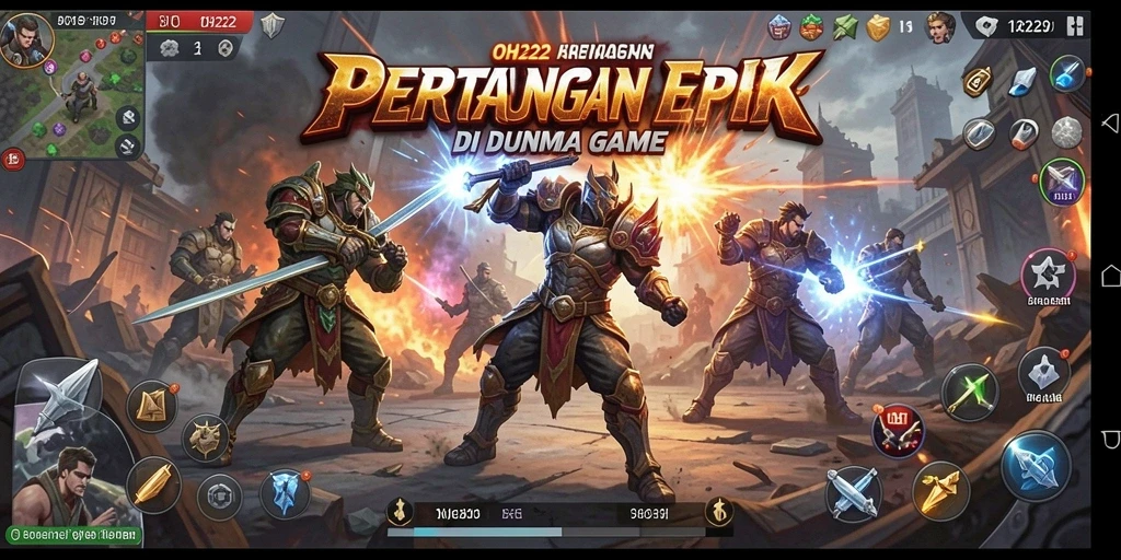 Tampilan gameplay OH222 dengan aksi pertarungan yang mendebarkan.