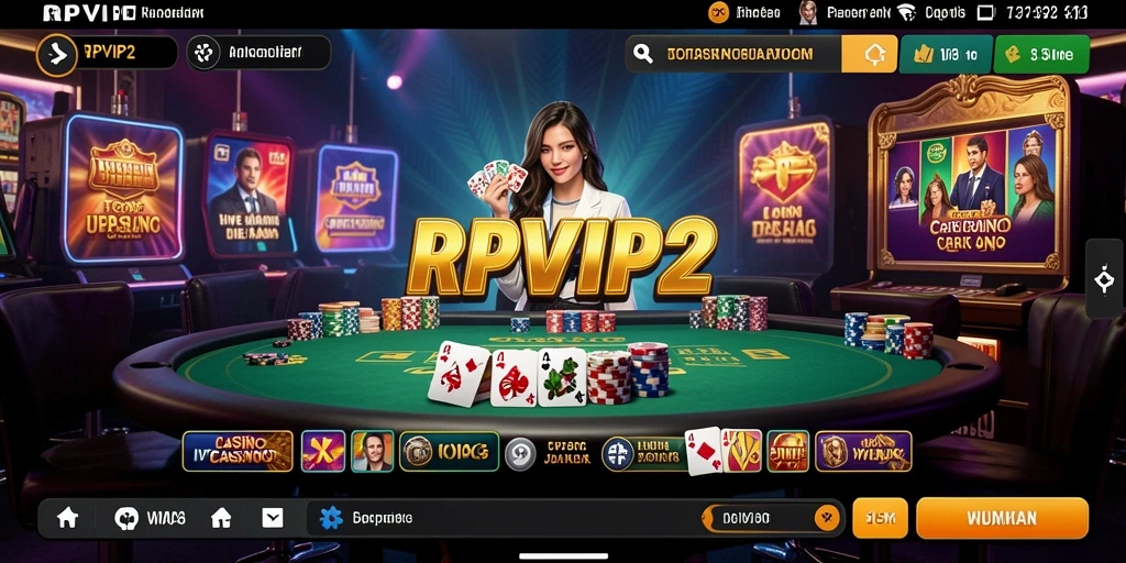 Gameplay Live Casino yang mengasyikkan dan interaktif dalam RPVIP2.