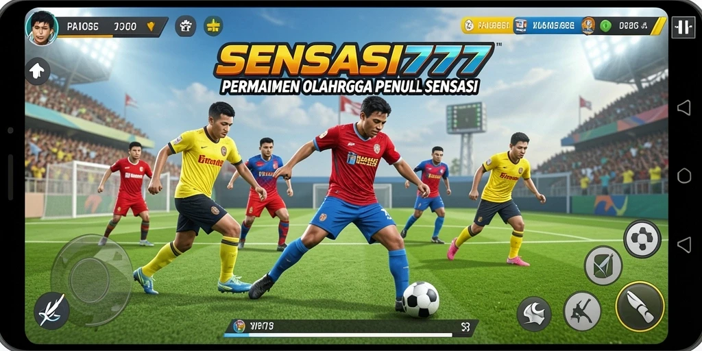Tampilan gameplay SENSASI777 yang menakjubkan dan mendebarkan.