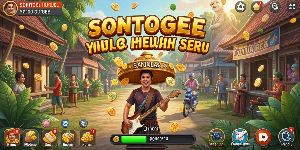 Screenshot gameplay <strong>SONTOGEL</strong> menampilkan petualangan seru yang bisa Anda jalani.
