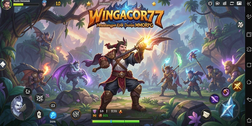 Screenshot utama WINGACOR77 menunjukkan aksi seru dalam peperangan multiplayer.